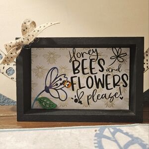 Honey Bees and Flowers Please! ShelfSitter